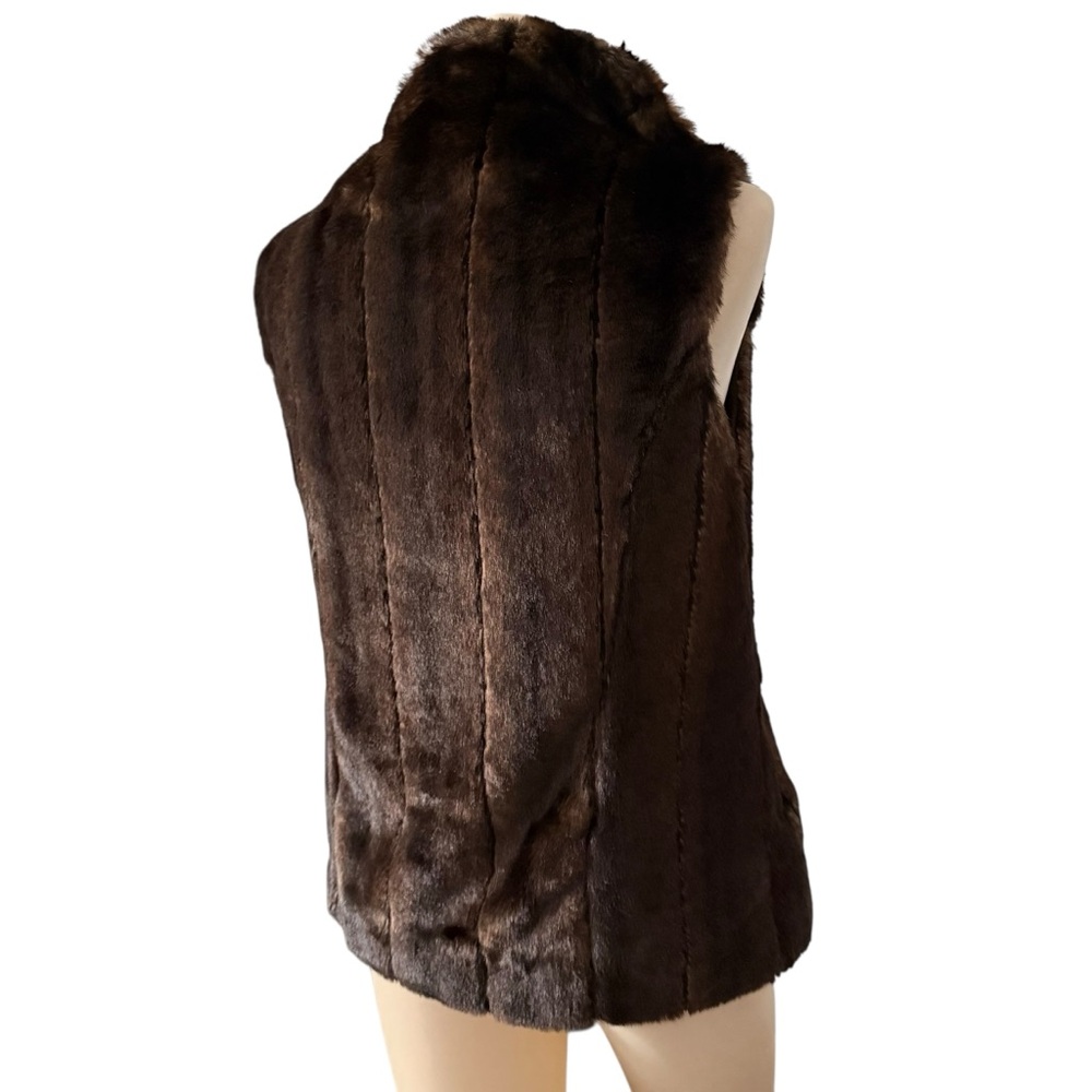 Dana Stein Friend and Fau Luxury Faux Fur Vest SMALL - Picture 4 of 12